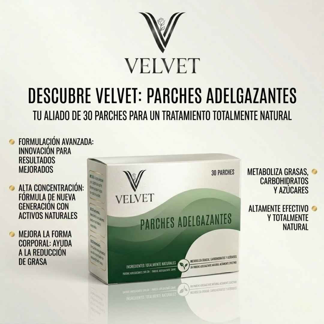 Para Mujeres que ya lo Han Probado Todo | Parches Adelgazantes Velvet™