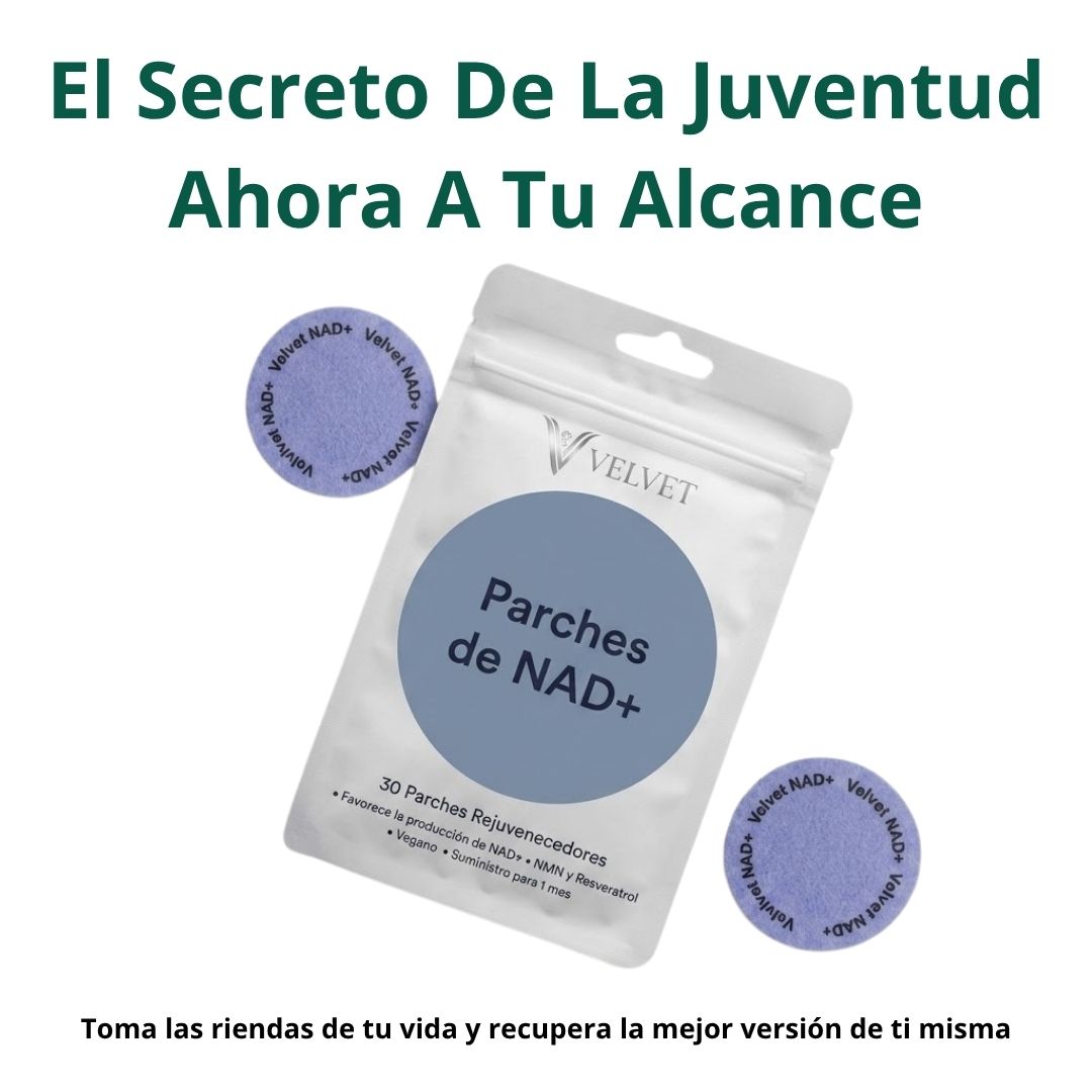 Parche NAD+ Velvet® | La Molécula de la Longevidad que Tu Cuerpo Necesita