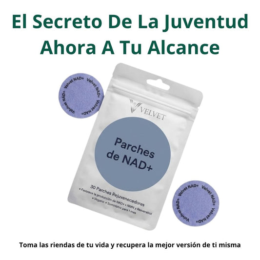 Parche NAD+ Velvet® | La Molécula de la Longevidad que Tu Cuerpo Necesita