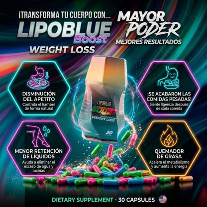 LIPOBLUE BOOST | Tu Empujón Para Recuperar el Cuerpo Que Mereces