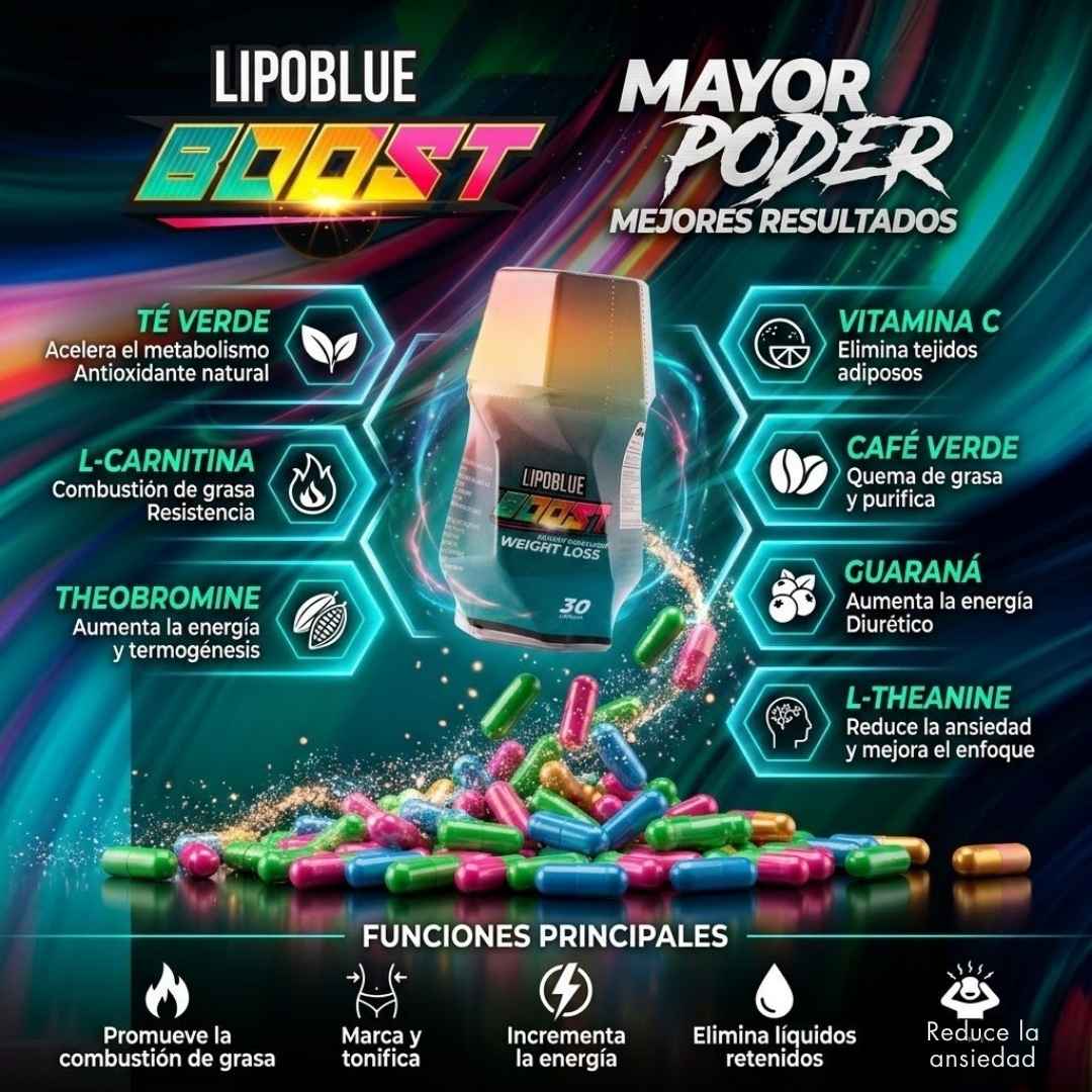 LIPOBLUE BOOST | Tu Empujón Para Recuperar el Cuerpo Que Mereces